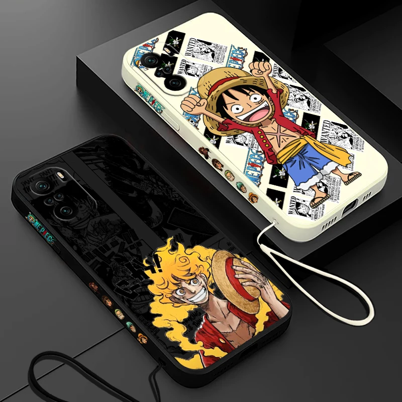 

Anime O-Ones Pieces funny Phone Case For Xiaomi Redmi Note 12 12Pro 11 11S 11T 10S 10 Pro Plus 5G Liquid Left Rope Cover