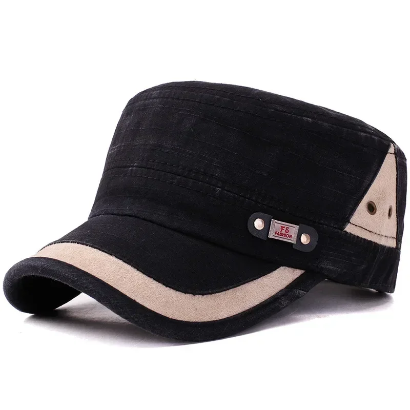 Хлопковая военная шляпа унисекс для активного отдыха защита от солнца подходит