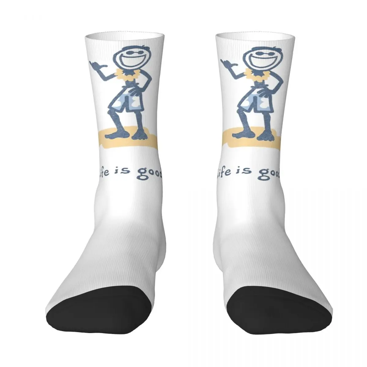 

life is good Stocking Life Is Good Shaka_ Sticker BEST TO BUY Humor Graphic Top Quality Blanket roll Compression Socks