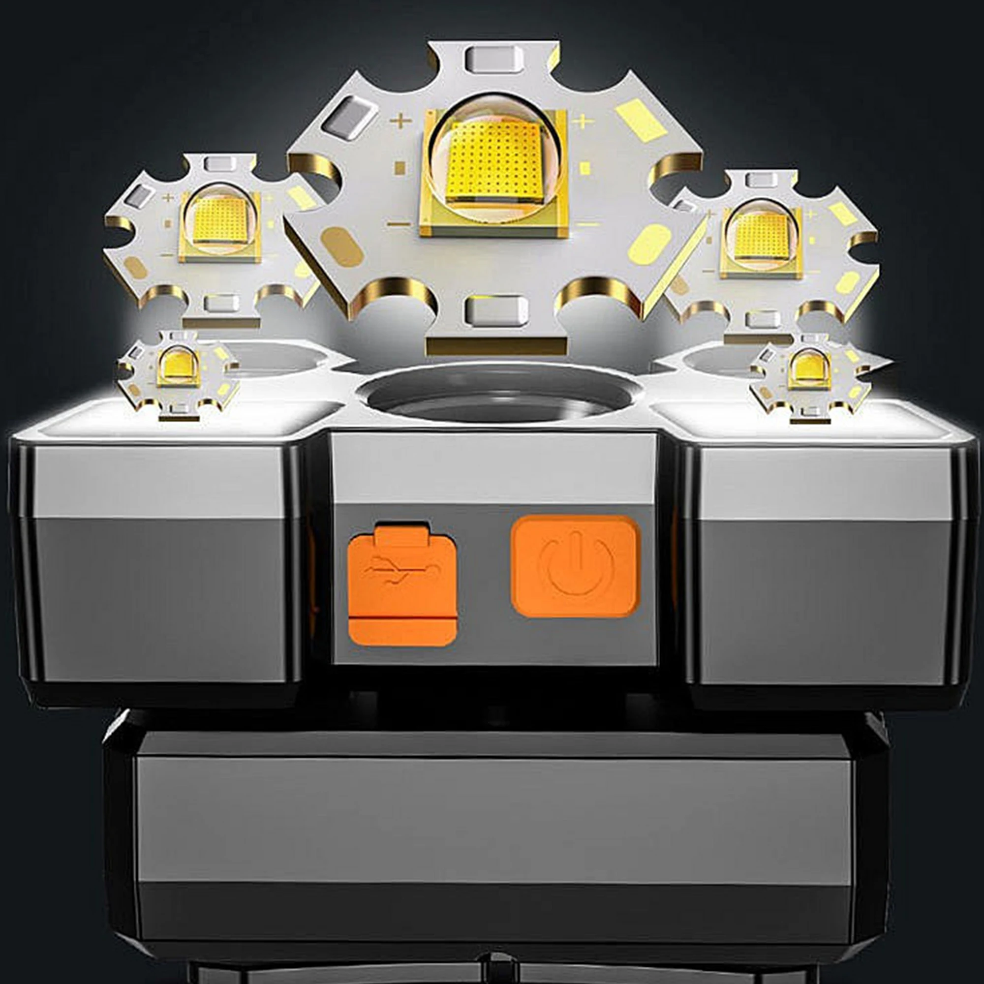 

Налобный фонарь с USB-зарядкой, регулируемый перезаряжаемый, для бега, ходьбы, аксессуар для освещения