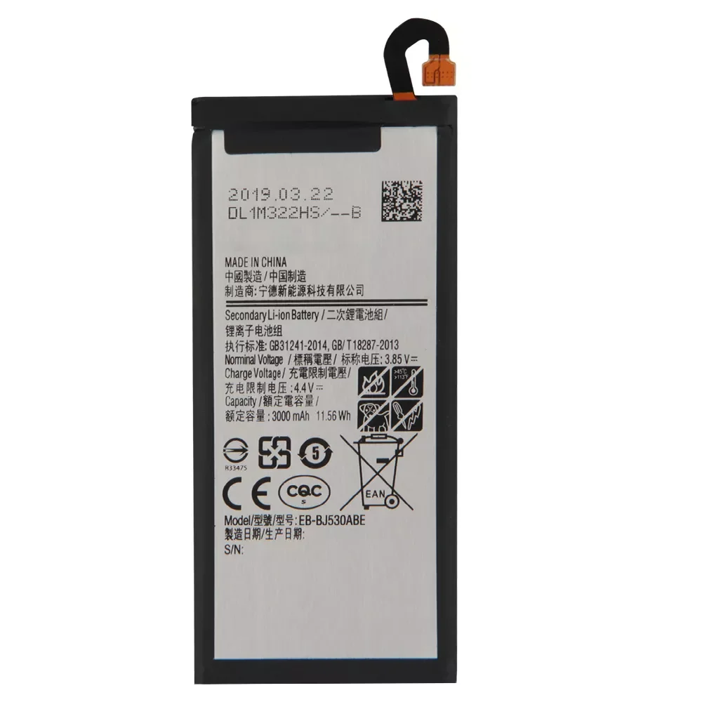 

Replacement Battery EB-BJ530ABE For Samsung Galaxy 2017 Edition J5 J530F J530G SM-J530F Rechargeable Phone Battery 3000mAh