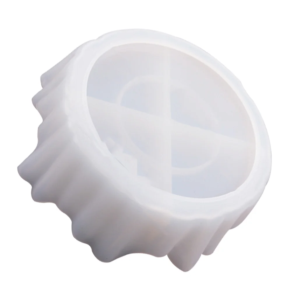 

Storage Silicone Mold Ornament Decorations Resin Round Planter Tray Casting Decorate