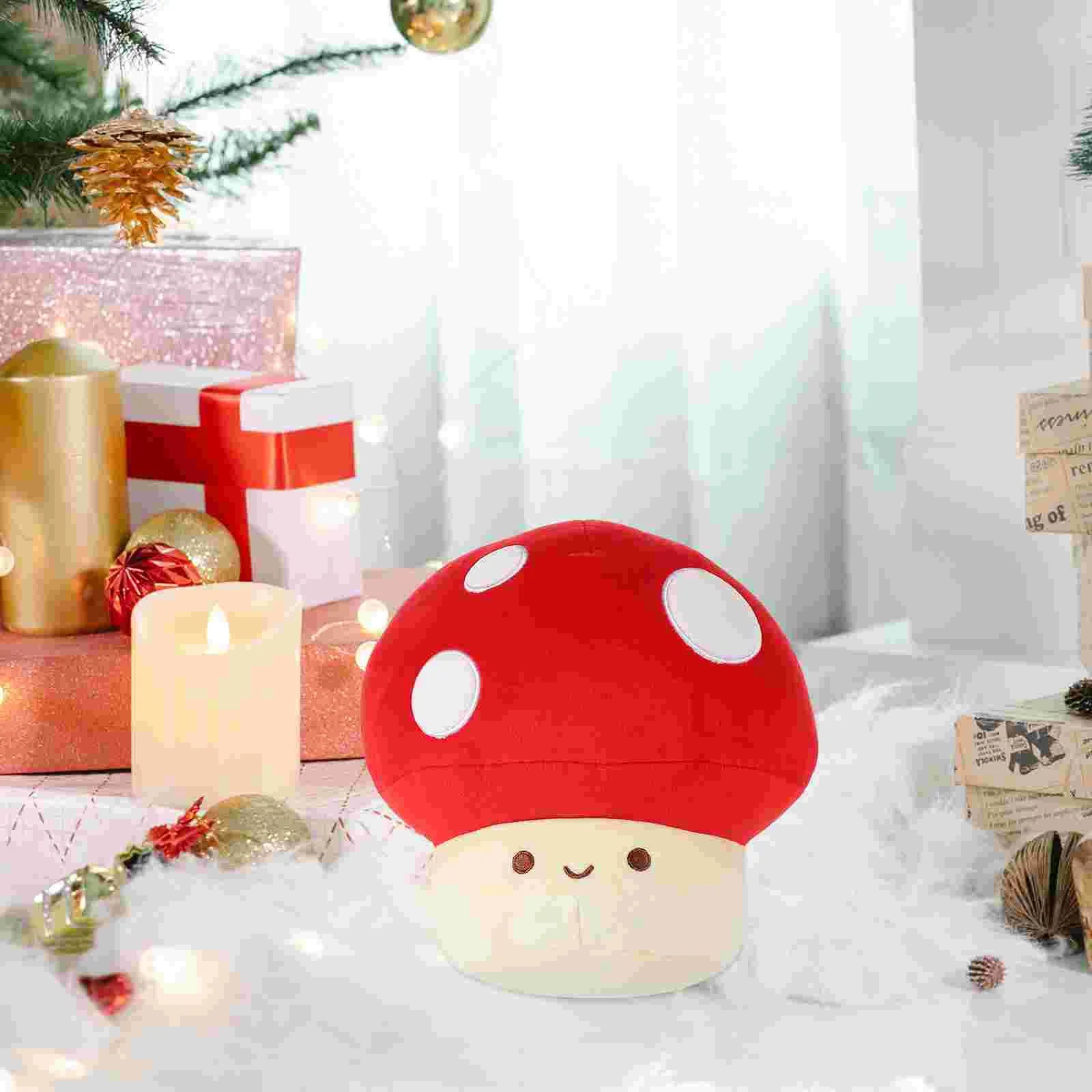 

Bed Pillow Light House Decorations Home Decorative Sofa Mushroom Pendant Shaped Throw Pillows Pp Cotton Stuffed Funny