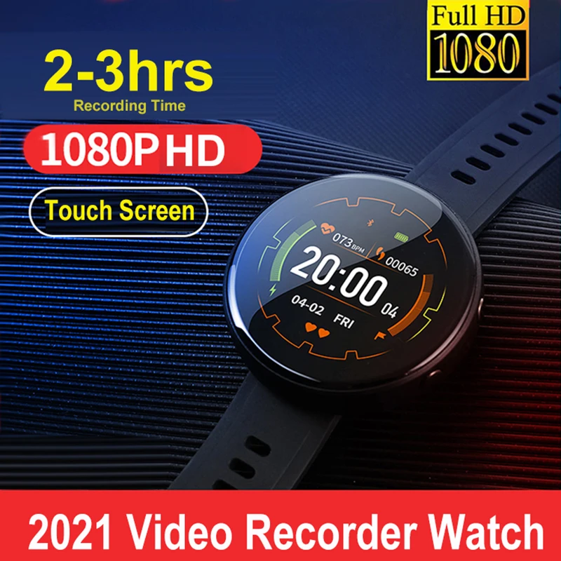 Новинка 2022 HD 1080P камера аудио видео диктофон спортивные Смарт-часы браслет