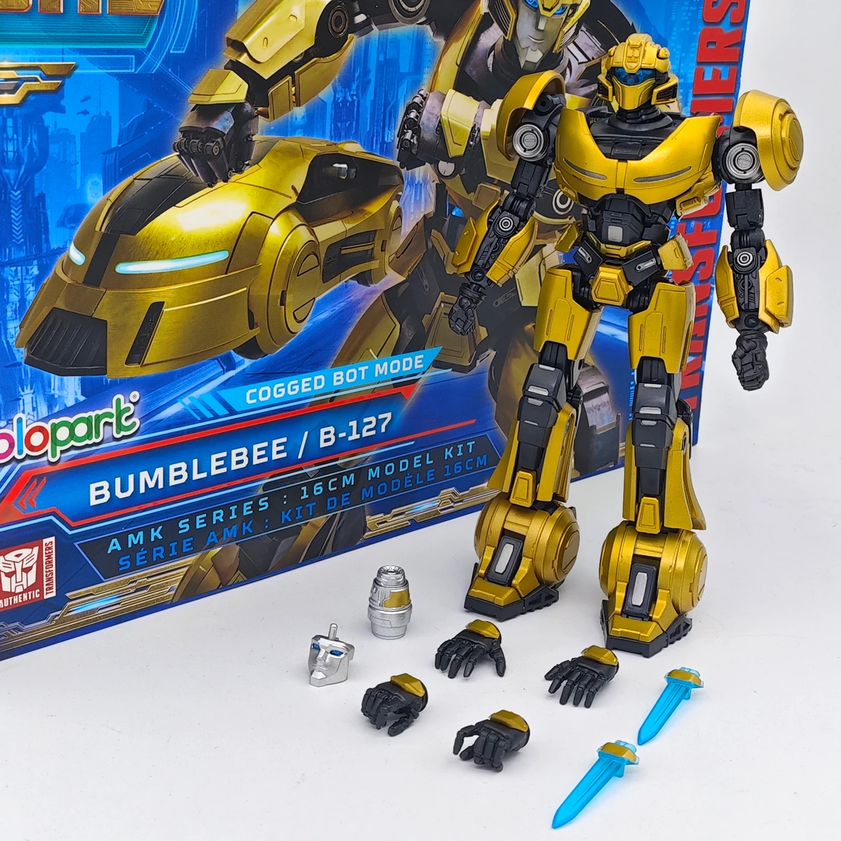 Yolopark Bumblebee B-127 Зубчатый бот Режим 16 см Трансформеры One Toys Модельный комплект