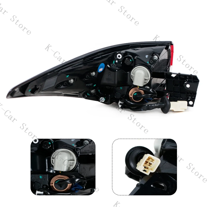 Для Mitsubishi Outlander 2022 2023 светодиодный задний бампер фонарь указатель поворота