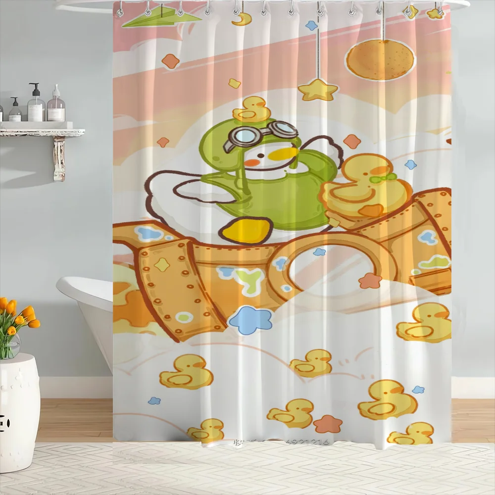 Водонепроницаемая занавеска для душа из ткани ванной комнаты защита от плесени