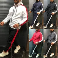 new ins tide brand hip hop style hooded jacket mens casual trousers sports suit