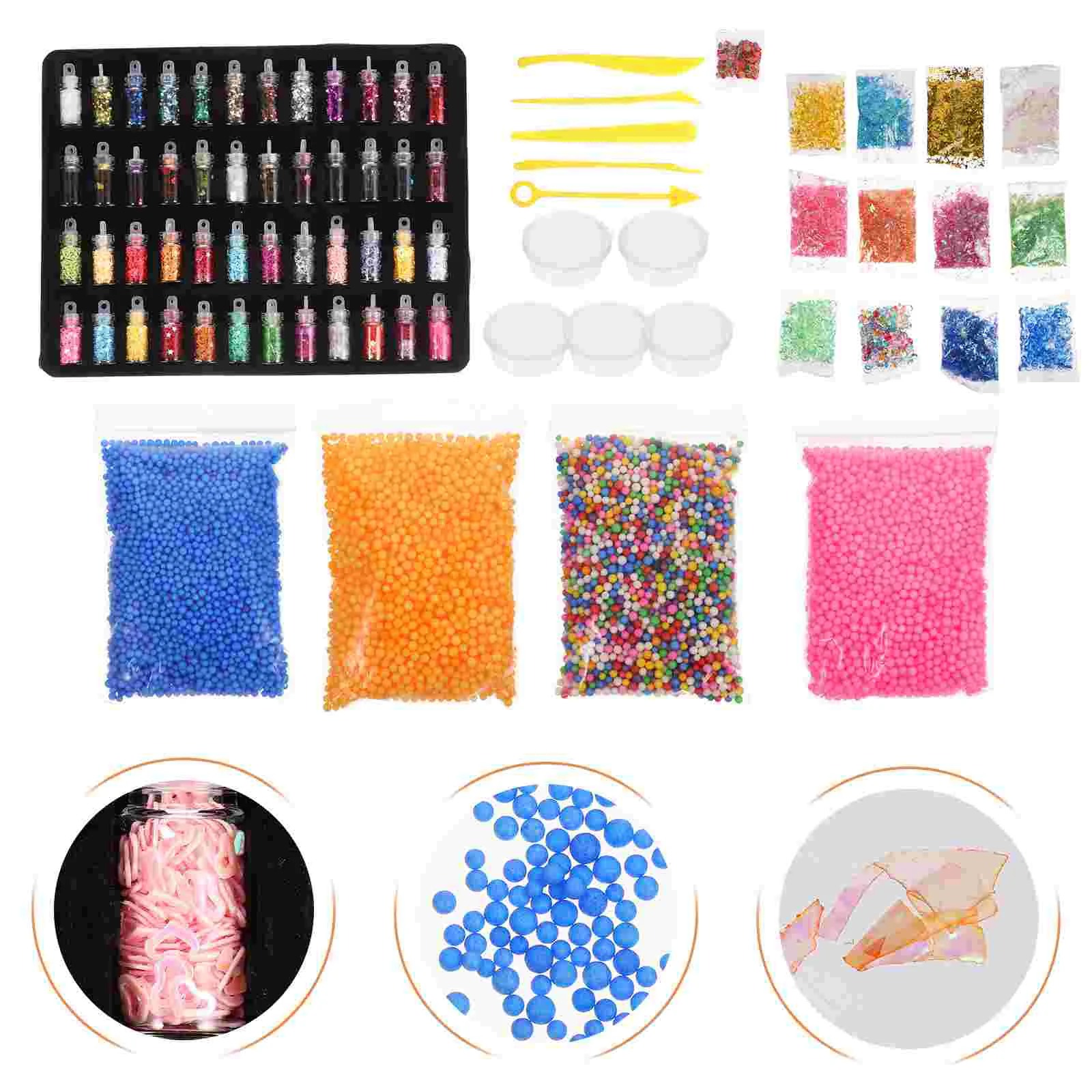 

Epoxy Jewelry Set Jewelry Accessories Flash Suit Gradient Gift Box Filler Beads Plastic Gift Box Filling Girls Suit