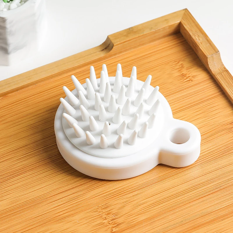 

Silicone Shampoo Head Scalp Massage Brush Silicone Body Brush Hair Washing Comb Bath SPA Shower Brush Massage Brush Hair Brush