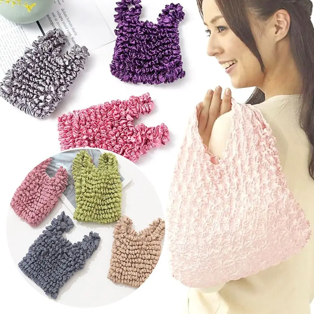 

Эластичная многофункциональная сумка-кошелек, гибкая тянущаяся Сумка-тоут, мини-сумка для покупок, складная сумка для хранения