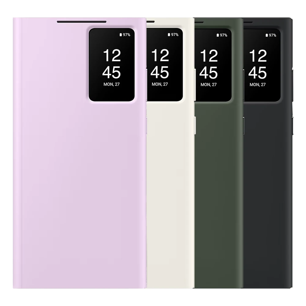 S23+ Флип-чехол S-View для Samsung Galaxy S23 Ultra S23 Plus SM-S918B SM-S916B SM-S911B Свободный откидной кожаный чехол-кошелек Smart View (art.: 3920cd0ccc1c8) - 3920cd0ccc1c8