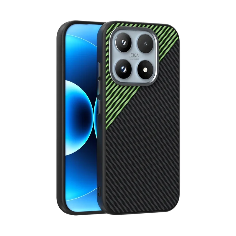 Фото Чехол из углеродного волокна с скрытым магнитом и защитой от ударов для Xiaomi 17 Ultra, 17 Pro Max, 17 Pro, 17, 15 Ultra, 15S Pro, 15 Pro, 15 №1