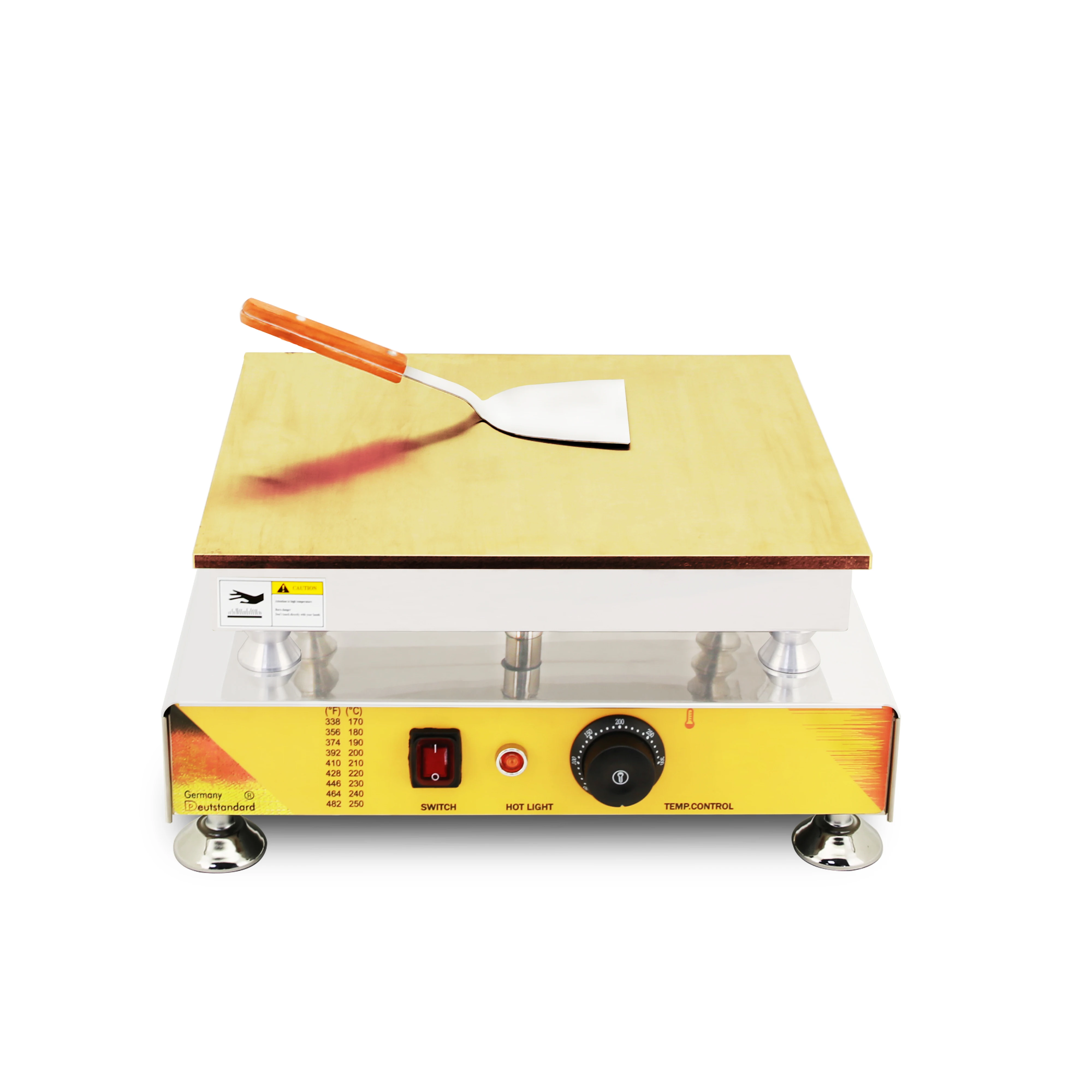 

High Quality Baking Equipment Commercial Stainless Steel Souffle Machine Flat Electric Griddle Machine