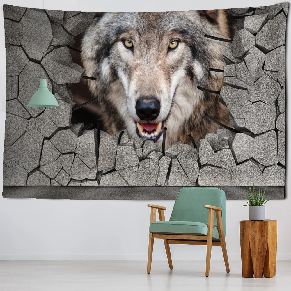 

Psychedelic Rune Tapestry Wall Hangings Witchcraft Mandala Bohemian Style Hippie Tapiz Mystery Home Decor