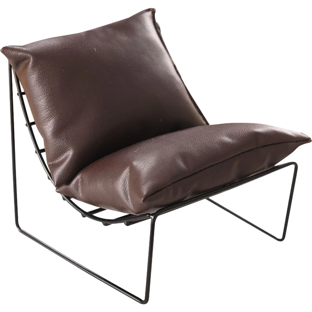 

Iron Sofa Chair Mini House Decoration Miniature Model Dolls Tiny Accessories