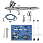 Гравитационный мини-Аэрограф Двойного действия, 9 куб. См, краскопульт для ногтей, пистолет для макияжа, набор красок для макияжа, тату, искусства, инструмент сделай сам 0,2 мм0,3 мм0,5 мм, Прямая поставка