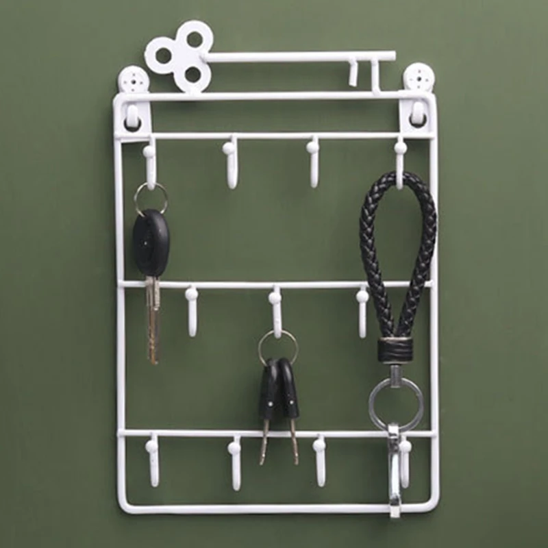 

Creative Hooks Sundries Storage Rack Household Wall Decoration Hanging Shelf Key Hanger Door Decor Hookss Art Craft