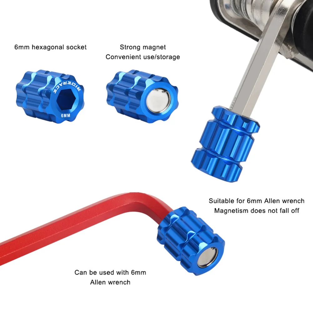 

1x Crank Bolt Wrench Hex Bottom Bracket Puller Crank Extractor Remover Tool Fixing Bolt Aluminum Alloy Wrench