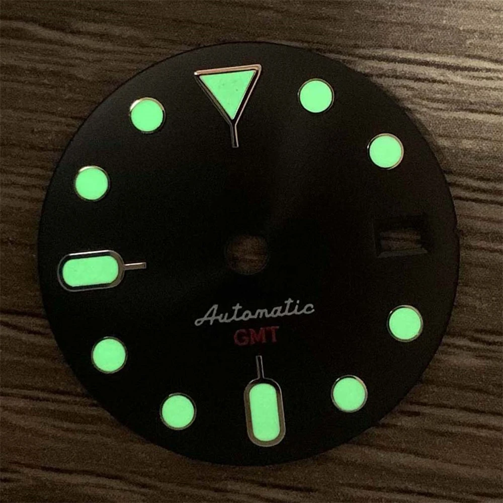 NH34 циферблат белый/черный/зеленый/синий/оранжевый 28 5 мм GMT подходит для механизм