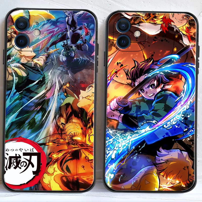 

Demon Slayer Bandai Phone Cases For iPhone 11 12 Pro MAX 6S 7 8 Plus XS MAX 12 13 Mini X XR SE 2020 Coque Funda Carcasa