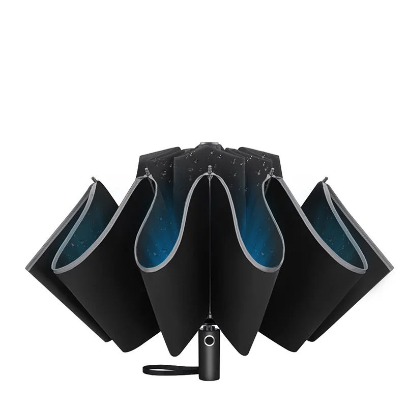 

Зонт автоматический Солнечный, складной, 10 косточек, со светоотражающей полосой