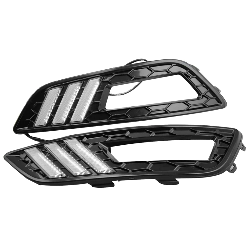 

2Pcs For Ford 15 Focus Daytime Running Lights New Focus Modified LED Daytime Running Lights Fog Lights