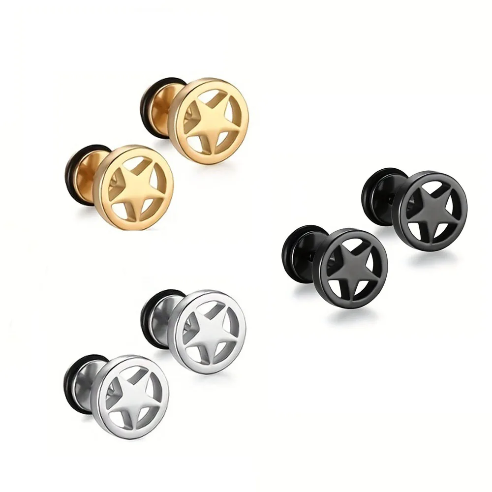 Серьги-гвоздики в Корейском стиле для мужчин и женщин украшения ушей