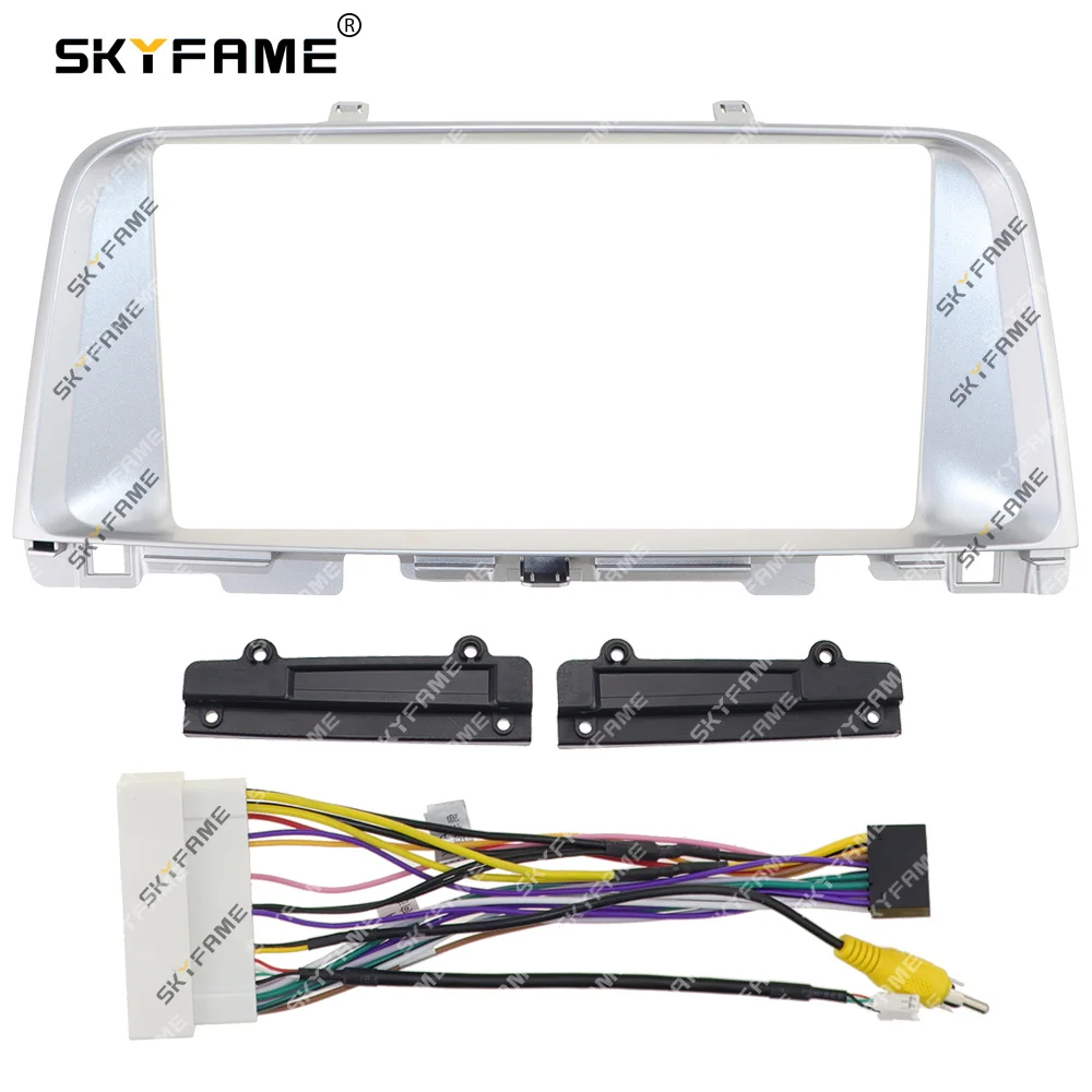 SKYFAME-adaptador Fascia para marco de coche, Kit de Panel de ajuste de Radio Android para Kia K5 Optima 2016