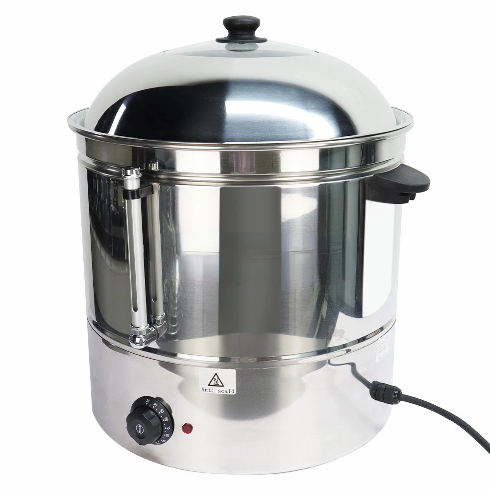 

Electric Sweet Corn Steamer 48L Commercial Sweet Corn Steamer Stainless Steel for Corn 43x43x45cm