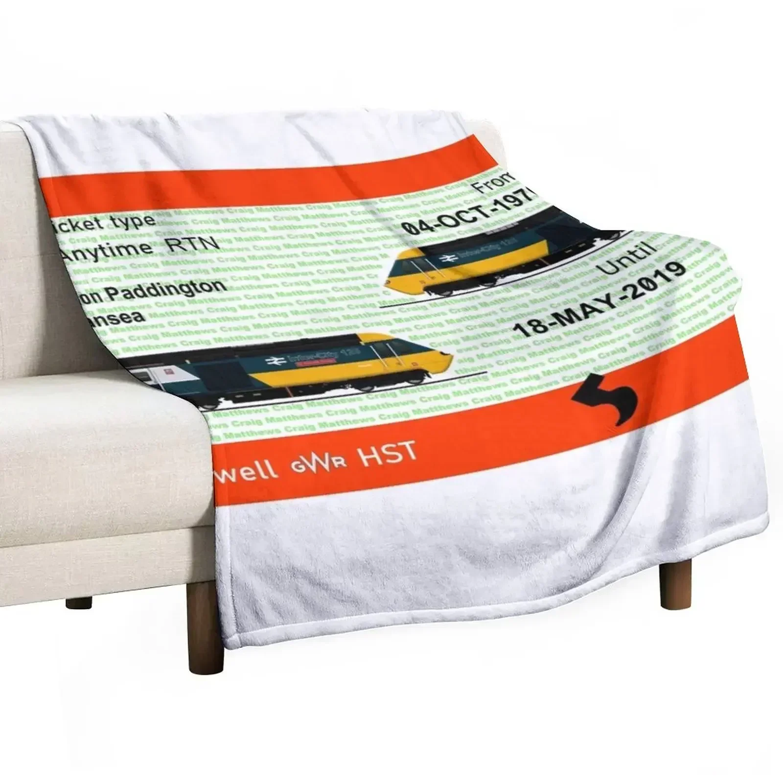 GWR INTERCITY 125 HST пледы пляжные зимние кровати диванное одеяло декоративные одеяла