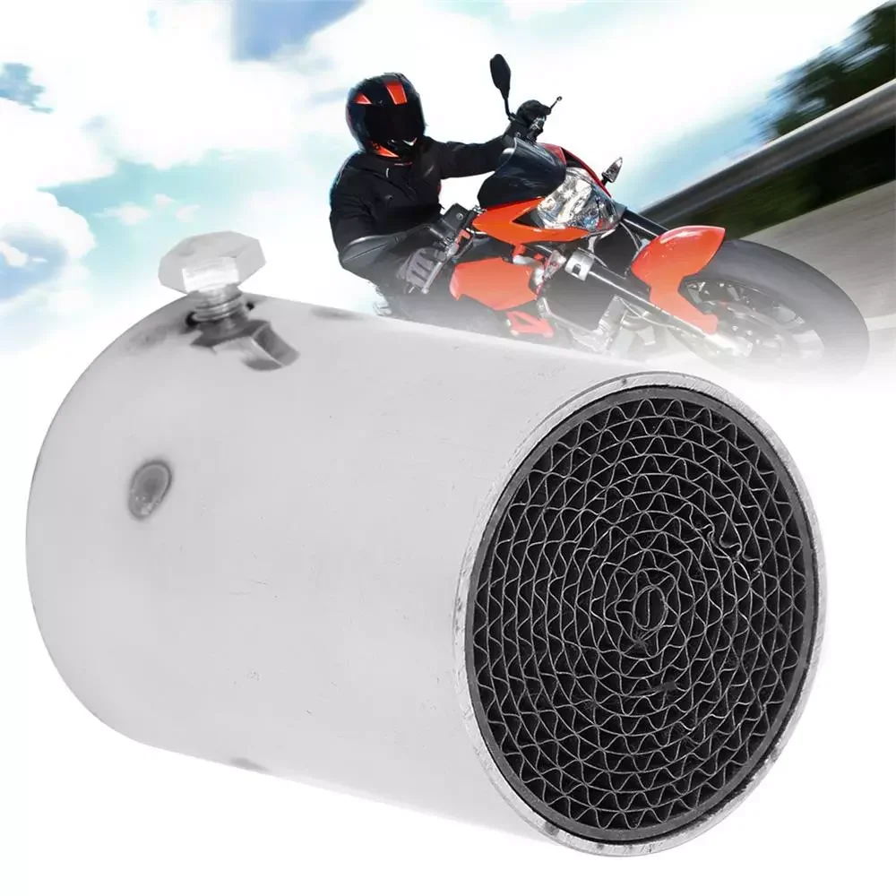 

Universal Motorcycle stainless steel 51mm DB Killer Catalyst Silencer Noise Sound Eliminator Exhaust Flow Moto Escape Muffler