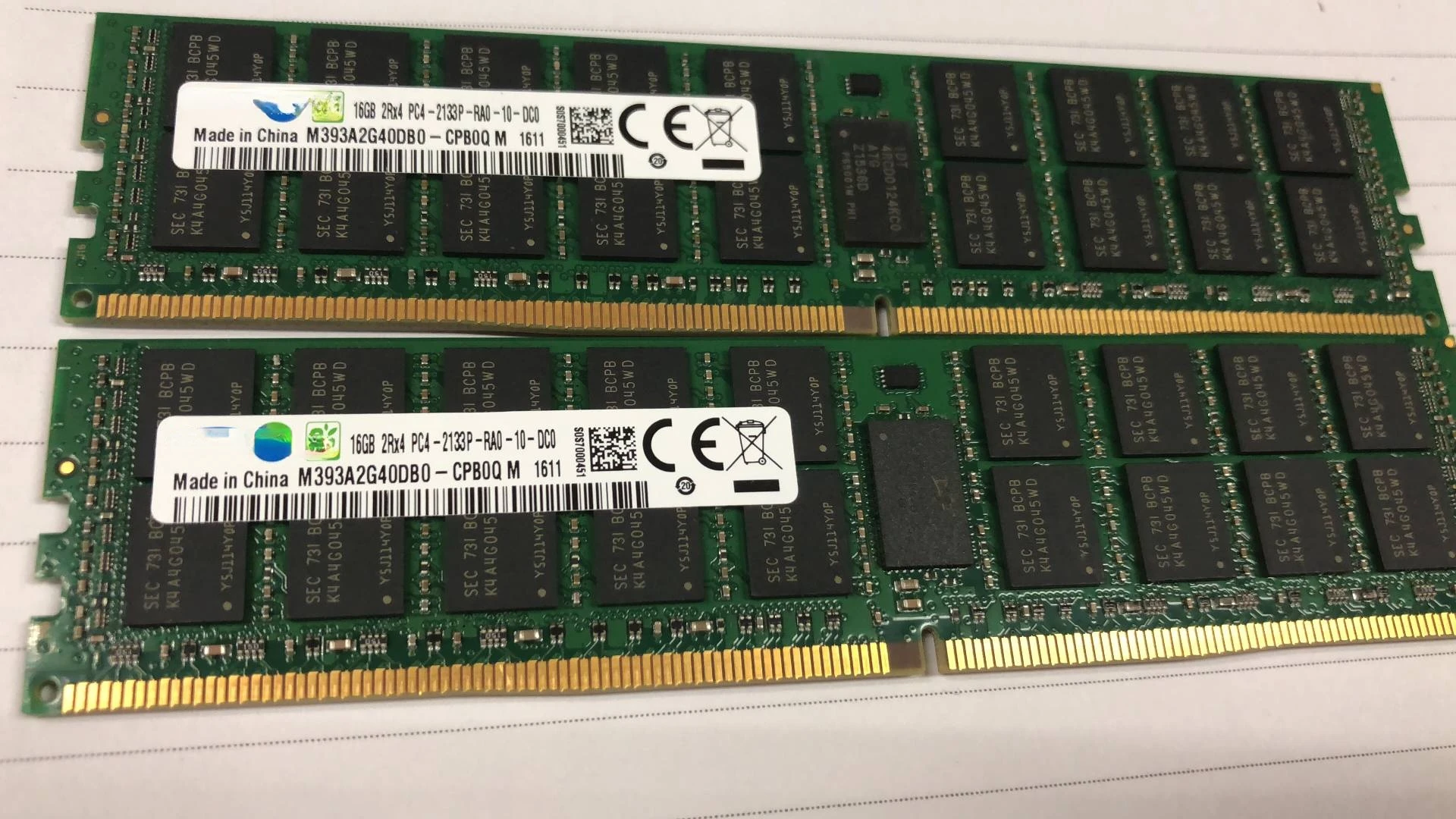 

New DDR4 16G 2RX4 PC4-2133P M393A2G40DB0-CPB server memory