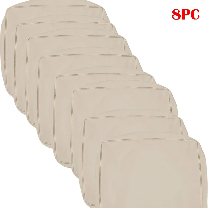 

1-4 Pieces Sofa Cushion Cover Garden Outdoor Cushion Replacement Cover Waterproof Chair Seat Cushion Sofa Cover with Zipper