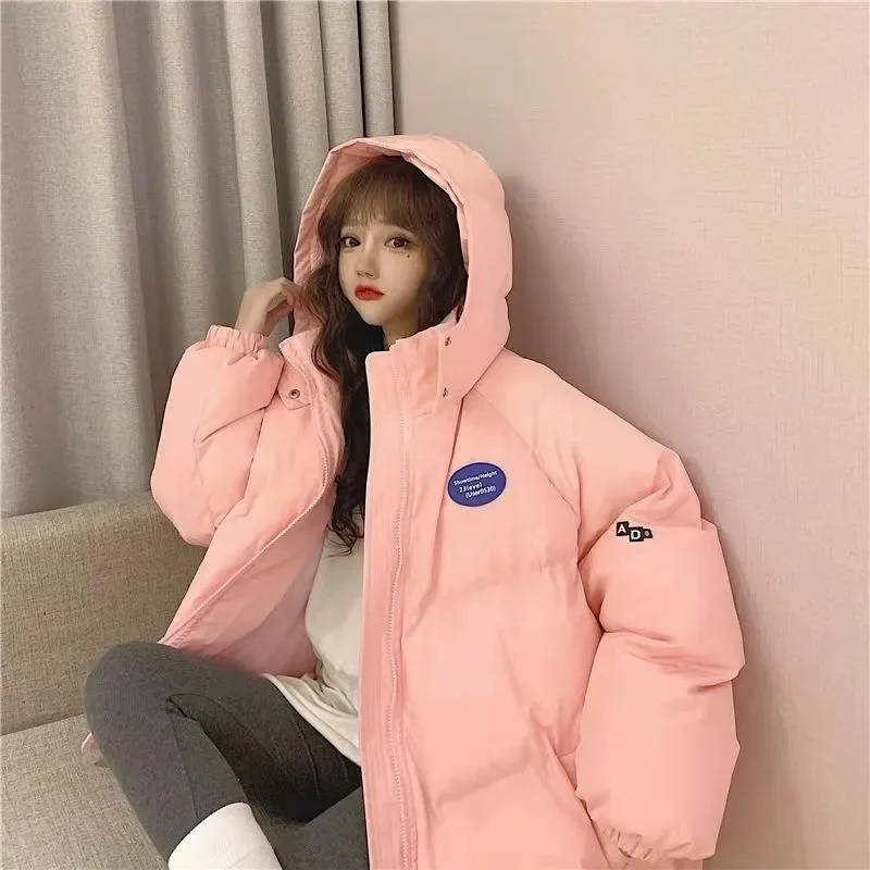 Padded Clothes 2022 New Bread Clothes Padded Jacket Women's Trendy Ins Autumn And Winter Thickened Mid-Length Padded Jacket W888