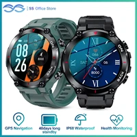 k37 smart watch bluetooth call men 1 32ips phone watch 480mah fitness tracker 247 heart rate waterproof smartwatch pk k27 k22