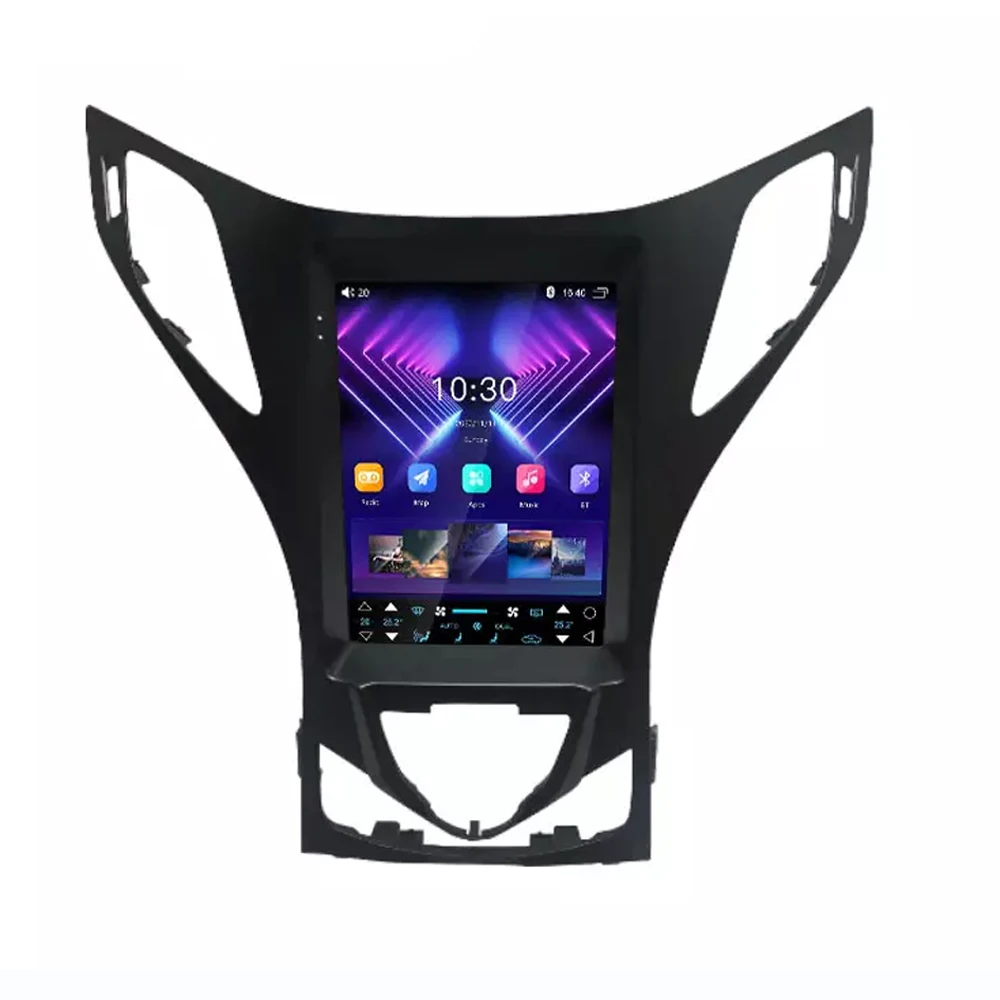 Tesla вертикальный экран для Hyundai Azera 2011 2012 Carplay Автомагнитола мультимедийный