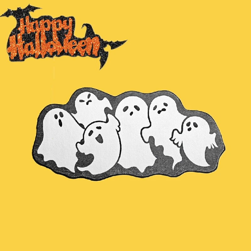 Черный Паук Паутина Хэллоуин коврик для ванной Хэллоуина Декор жуткий