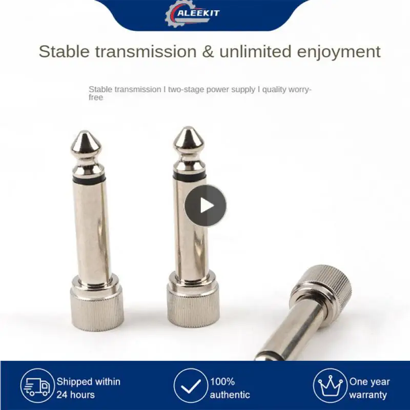 

100 Новый переходник для разъема, высококачественный дизайн, вилка с парчовым покрытием, стандартный разъем для аудио, электрические детали