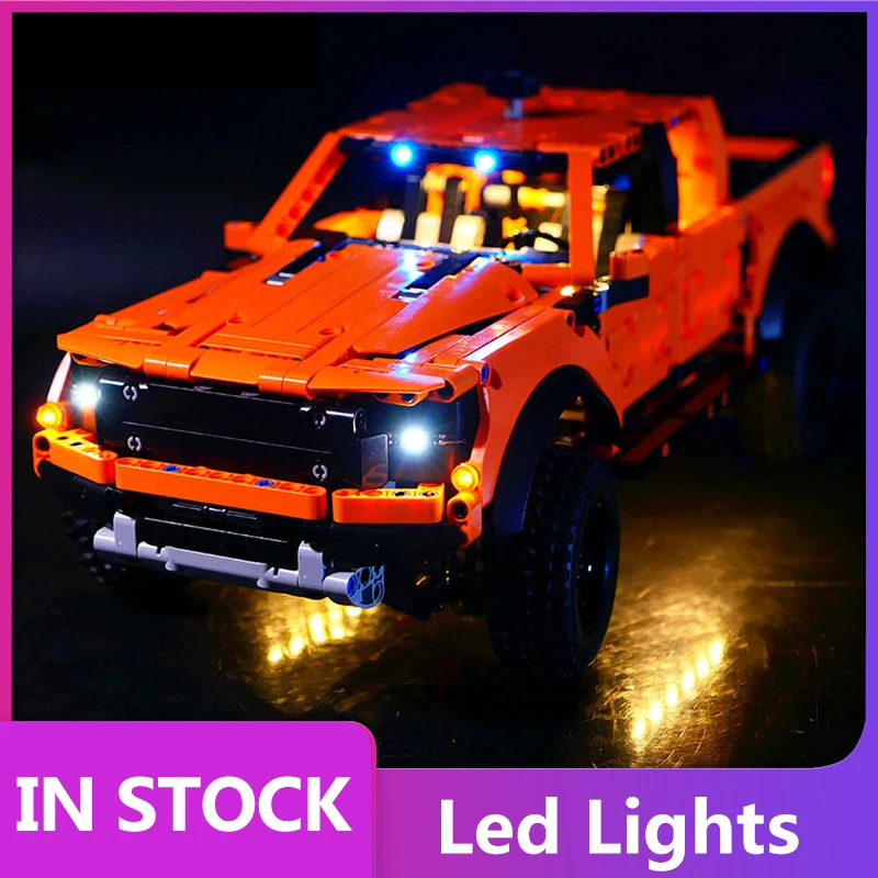 LED Light Kit For 42126 F-150 High Tech Vehicle Raptor Pickup Car Building Blocks Bricks Educational DIY Toys Lamp Set No Model