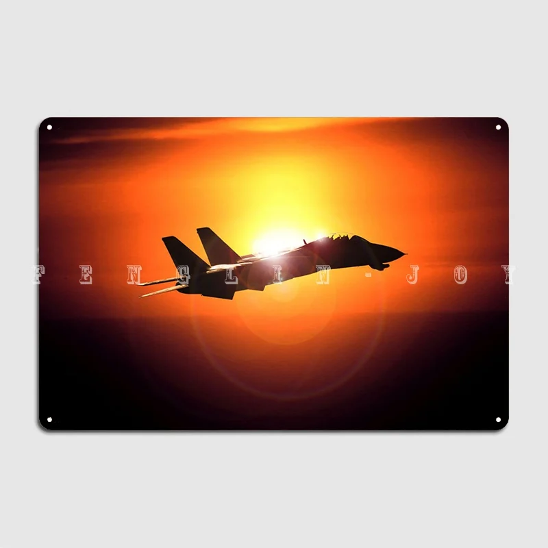 Американская темно-синяя модель силуэт кота металлический знак стена паб пещера