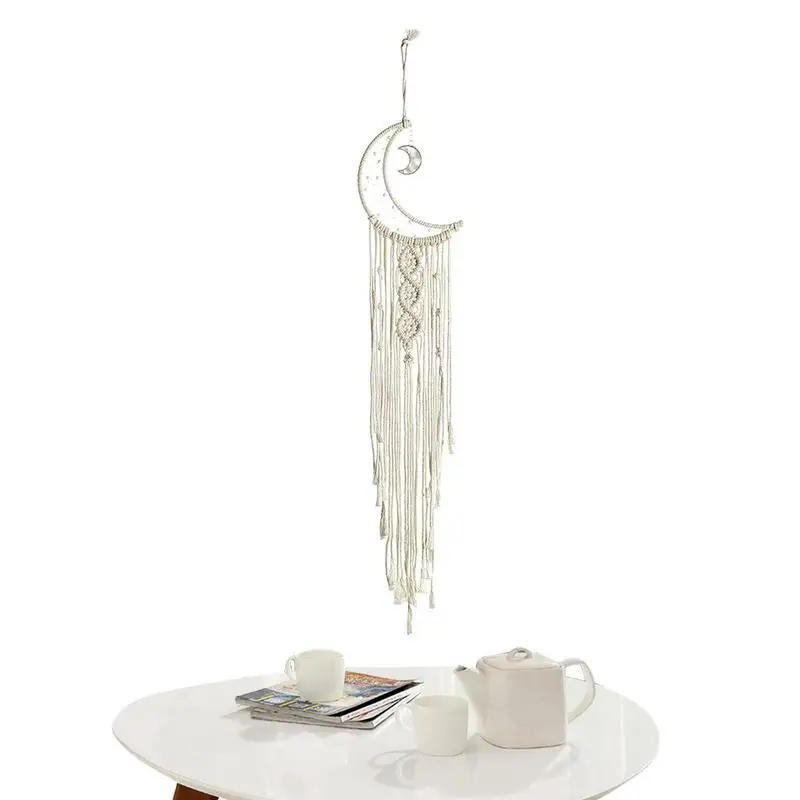 

Скандинавский Ловец снов, хлопковый тканый богемный подвесной гобелен, декоративная подвеска для спальни, гостиной, прочные ветряные колок...