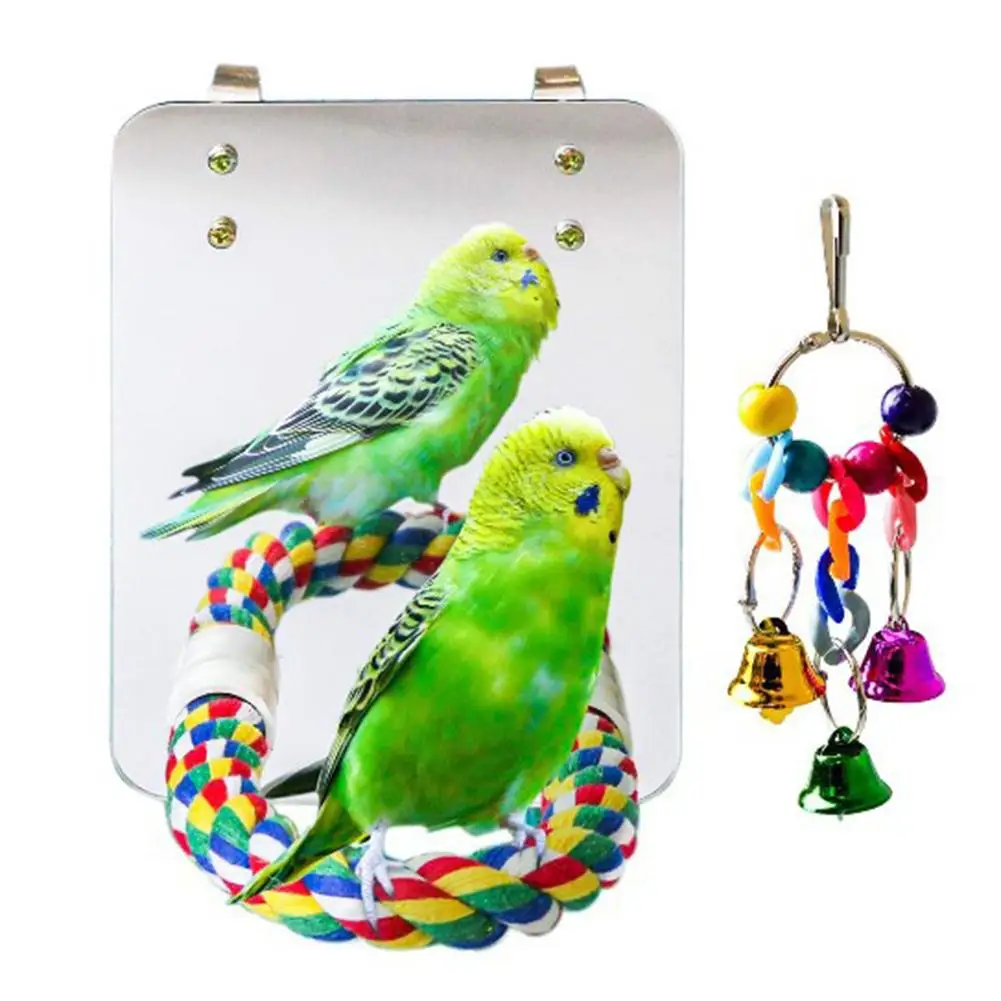 

2 шт./набор, зеркальные игрушки-попугаи