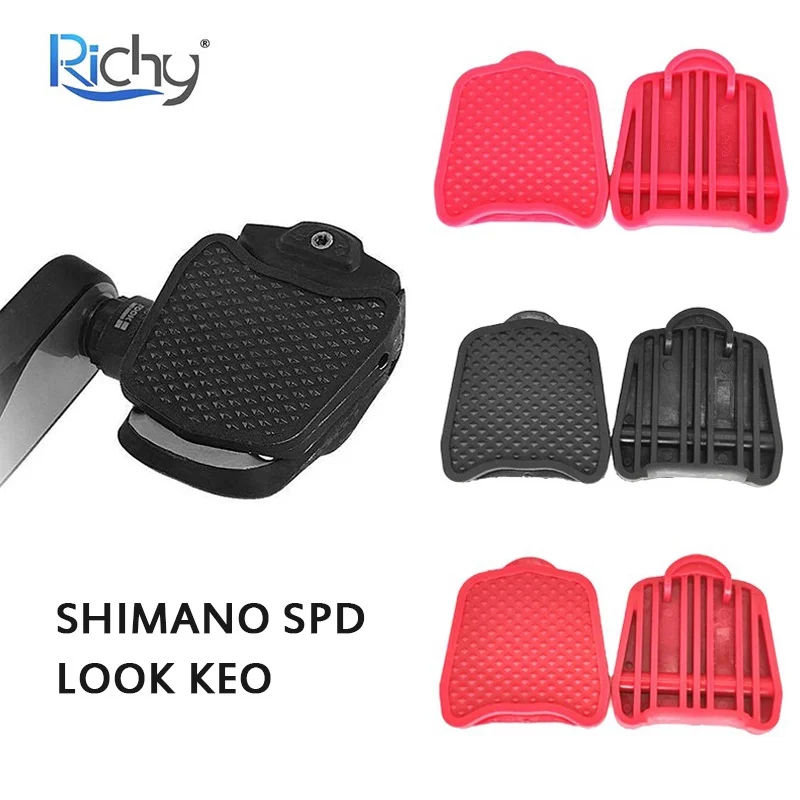 

Richy Road Bike Pedal Adapter Self-locking Clips SPD/KEO Bicycle Pedal Convert Lock Pedals Adapters for Shimano SPD