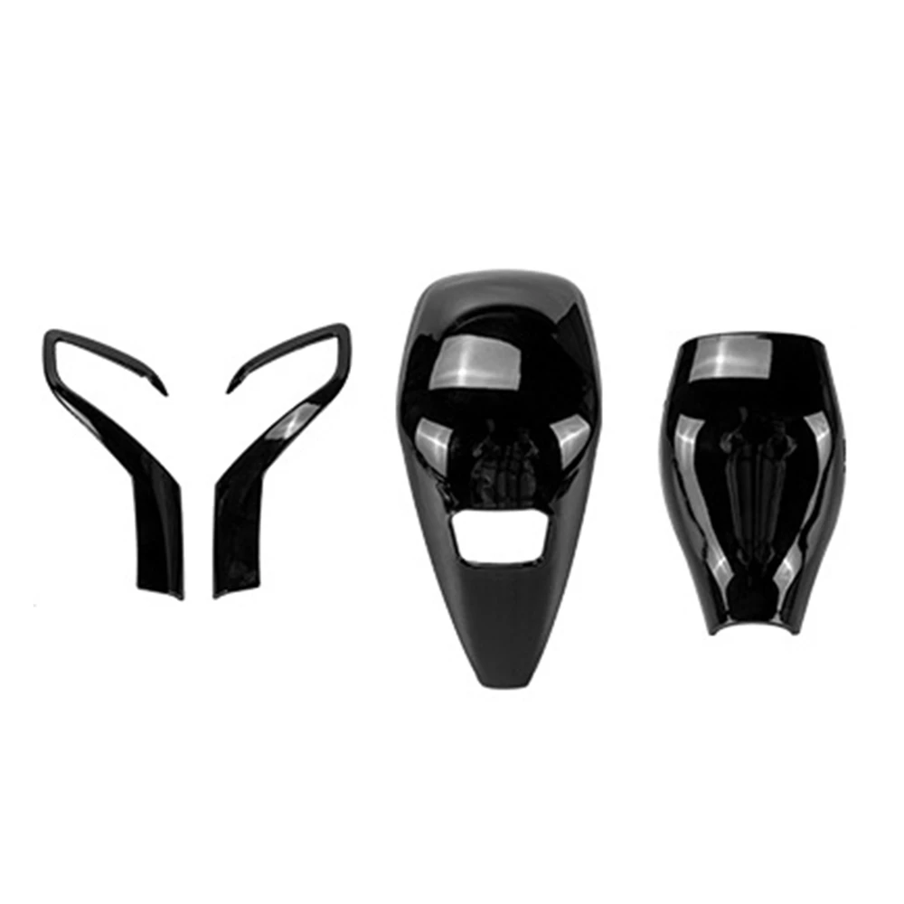 

Car Gear Head Knob Shift Cover Trim Gear Shift Knob Shifter Lever Cover for-BMW G20 G28 G22 G23 G29 G01 G02 Gloss