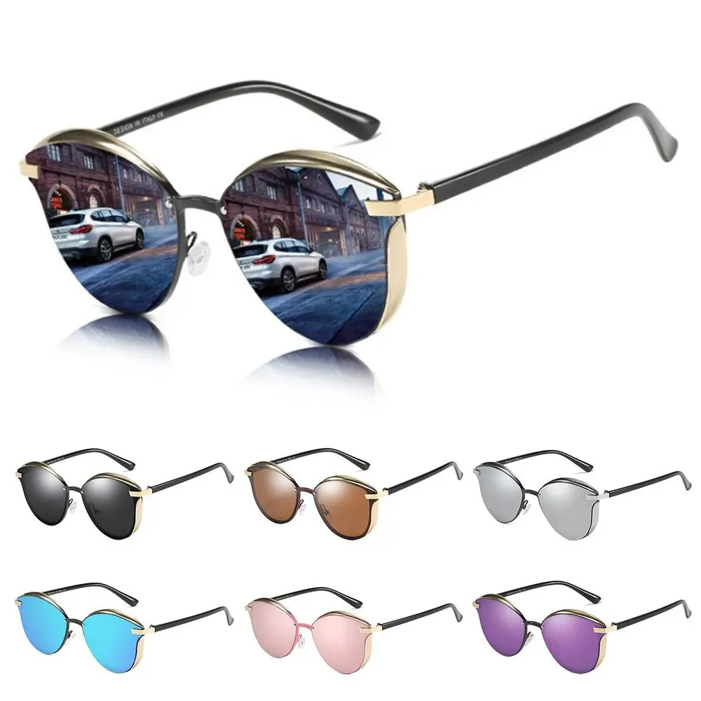 

Поляризованные солнцезащитные очки большого размера, модные солнцезащитные очки в большой оправе для велоспорта/вождения Cateye с защитой UV400, очки для женщин и мужчин