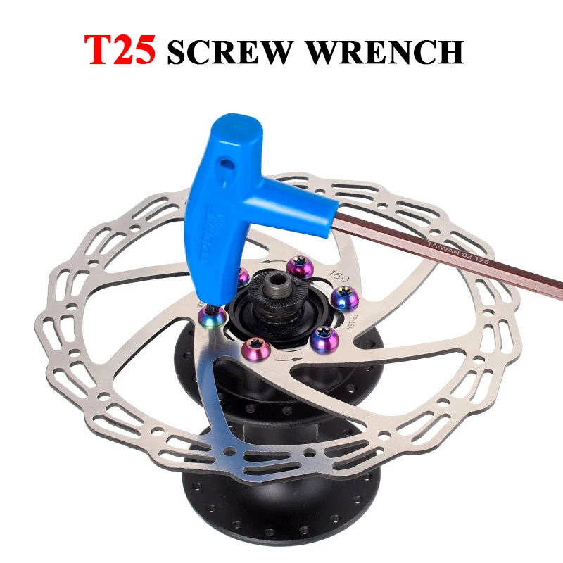 Ключ тормозной T25 Torx 3/4/5/6 мм винтовой гаечный ключ для велосипеда инструменты