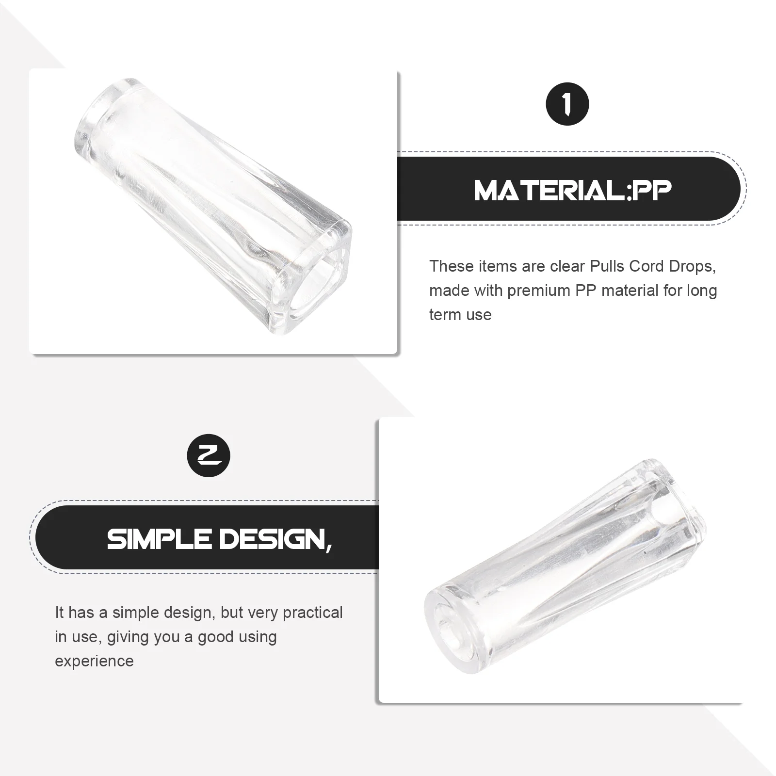 20 шт. подвеска для жалюзи маленькие подвески тянет концы окна пластиковые ручки