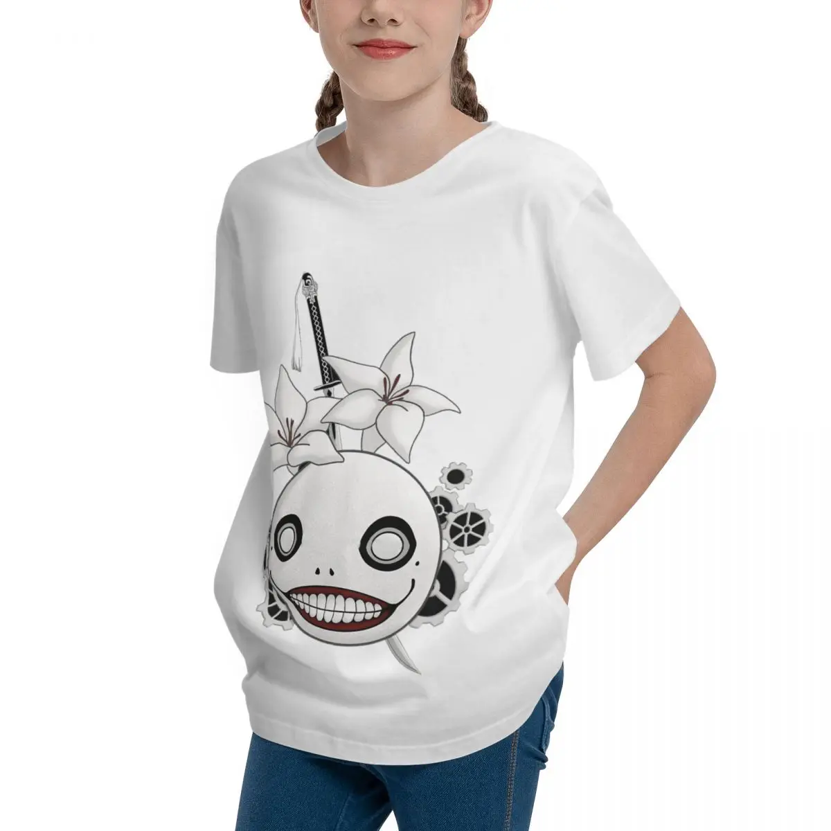 Классическая Базовая футболка с коротким рукавом в стиле Харадзюку для