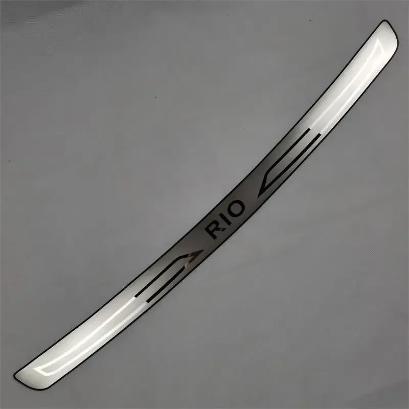 

Для Kia RIO 2011-2015 автомобильный порог багажника из нержавеющей стали, защитная пластина, защита от царапин, автомобильные аксессуары